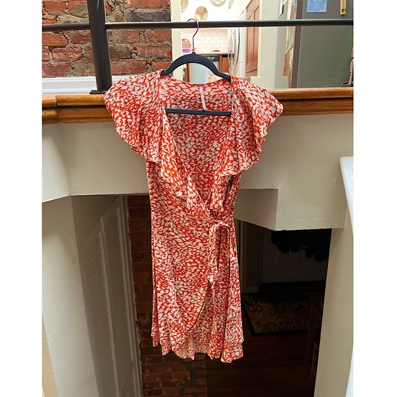 Free People French Quarter Wrap Mini Dress - Picture 5 of 5